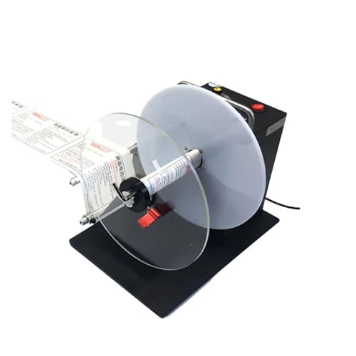 KOZWAY Etikettenaufwickelmaschine, automatischer Zwei-Wege-Aufwickler, Selbstklebender Barcode-Maschinen-Kleidungsetikettenaufroller (Color : F202, Size : 1 UK) von KOZWAY