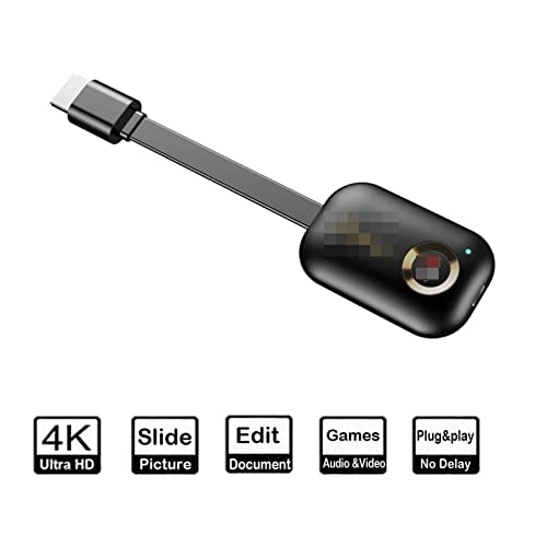 KOZWAY Leinwand Fernseher Stick 2. 4g / 5g. Wireless WiFi-Bildschirm 4K-Projektor-Spiegelprojektor-Bildschirm (Color : 2.4G) von KOZWAY
