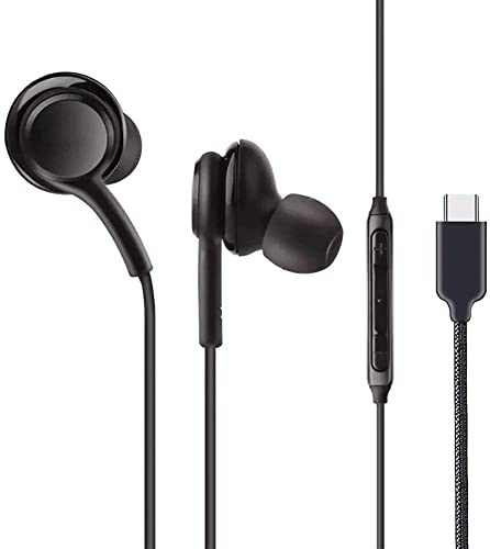 KP TECHNOLOGY Kopfhörer für Honor 90 / Honor 90 Lite – In-Ear-Kopfhörer mit USB-Typ-C-Schnittstelle [Fernbedienung und Mikrofon] High Definition Sound von KP TECHNOLOGY