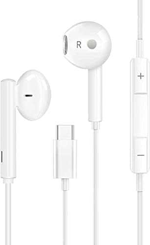 KP TECHNOLOGY Kopfhörer für Oppo Reno 8 5G / Oppo Reno8 Pro 5G – In-Ear-Kopfhörer mit USB-Typ-C-Schnittstelle [Fernbedienung und Mikrofon] geräuschisolierend, High-Definition-Sound für Oppo Reno 8 von KP TECHNOLOGY