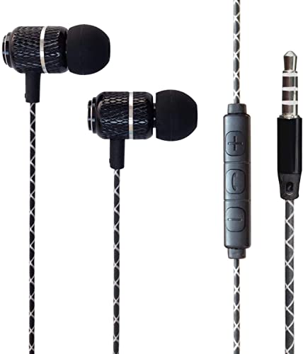 KP TECHNOLOGY Kopfhörer für Sony Xperia 5 V / 1 V / 10 V / Xperia 1 IV / 5 IV / 10 IV – In-Ear-Kopfhörer mit 3,5-mm-Klinkenstecker [Fernbedienung & Mikrofon] Geräuschisolierend High Definition von KP TECHNOLOGY