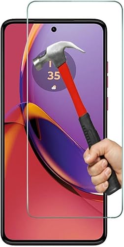 KP TECHNOLOGY Moto G84 5G Displayschutzfolie aus gehärtetem Glas, blasenfreie Installation, bruchsicher, Härtegrad 9H, Anti-Fingerabdruck, oleophobe Beschichtung für Motorola Moto G84 5G von KP TECHNOLOGY