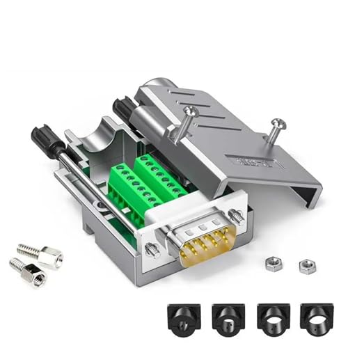 1 Stück DB15 VGA-Stecker, lötfrei, männlich, weiblich, HDB15-polig, VGA 15-polig, 3 + 9, Industriequalität, Computer-Monitor-Projektor-Anschluss(MMS) von KPCLLTQXG