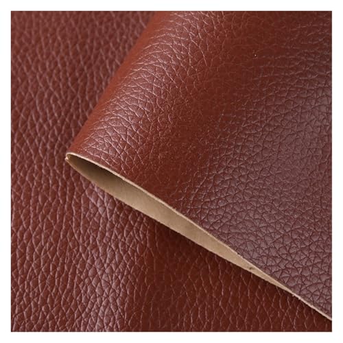 Kunstleder Selbstklebend Selbstklebendes Leder-Reparaturpflaster, Leder-Reparaturband Für Möbel, Vinyl-Reparaturset, Ledercouch-Flicken, Für Sofas Und Autositze(Reddish brown,15.7x54in) von KPHYMOD