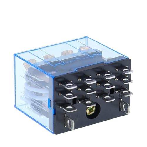 8 Stücke LY4NJ HH64P Mini Relais P143 14 Pin 10A Mit LED Zwischenrelais 12VDC 24VDC 220V 10A allgemeine zweck schalt relais(AC,12V) von KPLYCRT