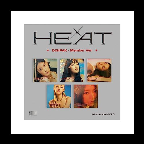 (G) I-DLE HEAT Special Album Digipack 6 Version SET CD+20p Photo&Lyric Booklet+1p PhotoCard+Tracking Sealed GI-DLE von KPOP