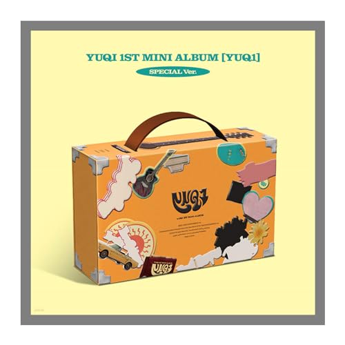 (G)I-DLE YUQI YUQ1 1st Mini Album SPECIAL Version CD+1ea Guitar Magnet+96p Booklet+20p Lyric Book+2p PhotoCard+1ea Guitar Peak+Tracking Sealed von KPOP