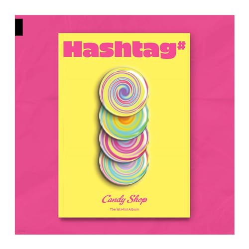 Candy Shop Hashtag# 1st Mini Album CD+84p PhotoBook+1p Polaroid Photo+2p PhotoCard+1p Candy Message Card+Tracking Sealed von KPOP