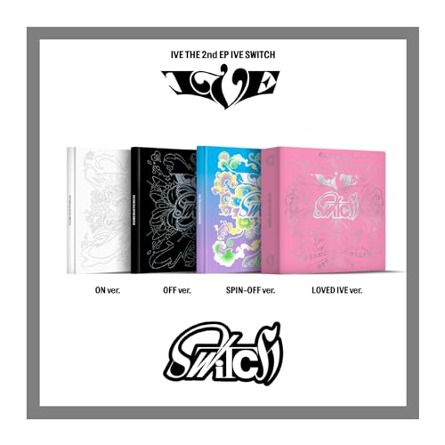IVE IVE SWITCH 2nd EP Album Standard SPIN-OFF Version CD+72p PhotoBook+1p PhotoCard+1p Folded Heart Card+Tracking Sealed von KPOP