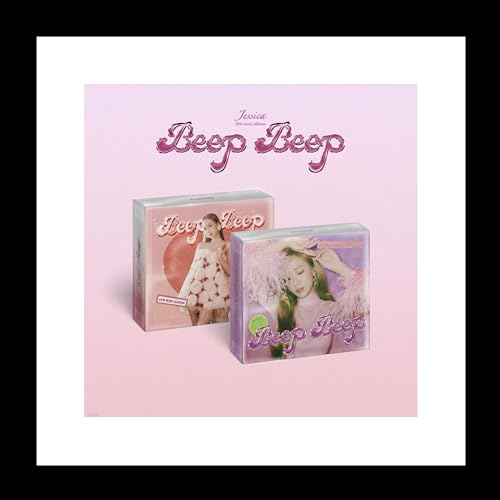 Jessica Beep Beep 4th Mini Album 2 Version SET CD+1p Folded Poster on Pack+52p PhotoBook+6p Lyrics Paper+1p PhotoCard+Tracking Sealed von KPOP