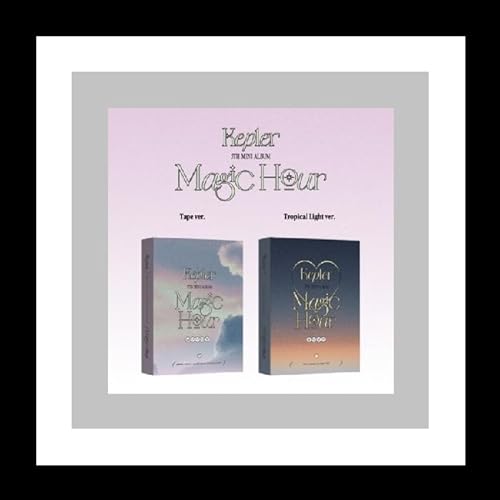 Kep1er Magic Hour 5th Mini Album Unit 2 Version SET CD+12p Lyric Book+27p PostCard+2p PhotoCard+1p Folded Poster on Pack+Tracking Sealed von KPOP