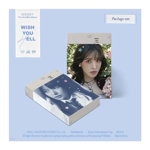 Red Velvet Wendy WISH YOU HELL 2nd Solo Mini Album Package Version CD+1p Folded Poster on Pack+104p PhotoBook+1p Concept PhotoCard+1p PhotoCard+Tracking Sealed von KPOP