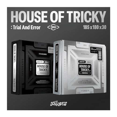 xikers House of Tricky : Trial and Error 3rd Mini Album 2 Version SET CD+1p Folded Poster on Pack+120p PhotoBook+1p PostCard+1p Moving Photo+1ea Film Strip+1p PhotoCard+Magnetic Cap+Tracking Sealed von KPOP