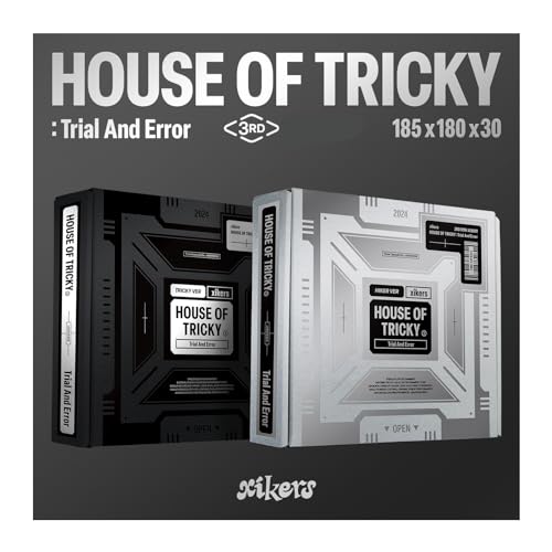 xikers House of Tricky : Trial and Error 3rd Mini Album HIKER Version CD+1p Folded Poster on Pack+120p PhotoBook+1p PostCard+1p Moving Photo+1ea Film Strip+1p PhotoCard+Magnetic Cap+Tracking Sealed von KPOP