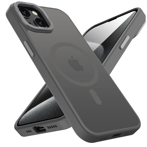 KPPIT Schutzhülle für iPhone 13 Mini, kompatibel mit MagSafe, stoßfester Fallschutz, mattierte, durchscheinende Rückseite, magnetische iPhone 13 Mini, Titangrau KPPIT Schutzhülle für iPhone 13 Mini, kompatibel mit MagSafe, stoßfester Fallschutz, mattierte, durchscheinende Rückseite, magnetische iPhone 13 Mini, Titangrau von KPPIT