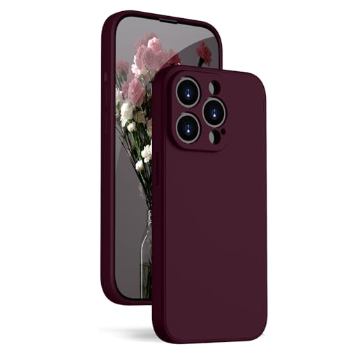 KPPIT Silikon Hülle für iPhone 14 Pro Hülle,Handyhülle für iPhone 14 Pro Ultra Dünn mit Microfiber,Kratzfeste Rundumschutz Schutzhülle für iPhone 14 Pro Case 6.1'' Pflaumenfarbe KPPIT Silikon Hülle für iPhone 14 Pro Hülle,Handyhülle für iPhone 14 Pro Ultra Dünn mit Microfiber,Kratzfeste Rundumschutz Schutzhülle für iPhone 14 Pro Case 6.1'' Pflaumenfarbe von KPPIT