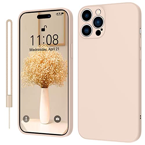 KPPIT iPhone 14 Pro Max Hülle Silikon Case,Hanyhülle iPhone 14 Pro Max [Kameraschutz] [Mikrofaser] [Kratzfeste] Rundumschutz Case Schutzhülle Hülle für iPhone 14 Pro Max(6.7 Zoll) Khaki von KPPIT