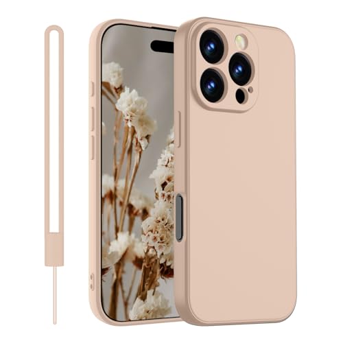 KPPIT Hülle für iPhone 16 Pro Hülle Silikon mit Lanyard, Handyhülle für iPhone 16 Pro Ultra Dünn mit Microfiber, Kratzfeste und stoßfeste Schutzhülle für iPhone 16 Pro Case 6.3''(2024) Khaki KPPIT Hülle für iPhone 16 Pro Hülle Silikon mit Lanyard, Handyhülle für iPhone 16 Pro Ultra Dünn mit Microfiber, Kratzfeste und stoßfeste Schutzhülle für iPhone 16 Pro Case 6.3''(2024) Khaki von KPPIT