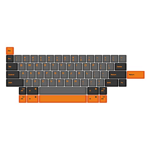 KPREPUBLIC Domikey hhkb ABS Doubleshot Tastenkappen-Set Dolch Orange Hhkb Profil für Topre Stem Mechanische Tastatur HHKB Professional Pro 2 bt (HHKB Kecyap Geeks) von KPREPUBLIC