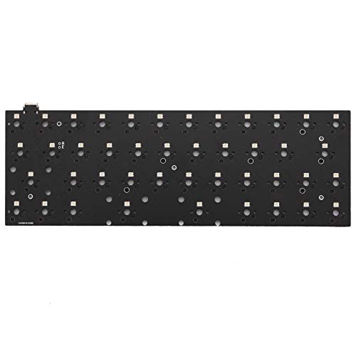KPREPUBLIC bm43 RGB 43 Tasten, 40 % benutzerdefinierte mechanische Tastatur, PCB programmiert, VIA qmk Firmware mit RGB Bottom Underglow Hot-Swapping-Schalter (BM43 RGB PCB x1) von KPREPUBLIC