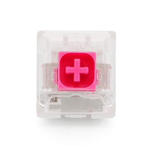 Novelkey Kailh Box Pink Switch RGB SMD Pink Clicky Switches Staubdichter Schalter für mechanische Tastatur IP56 MX Vorbau (Kailh Box Pink x70) von KPREPUBLIC