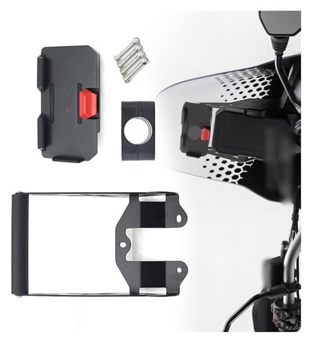 KPVPERPZDF Halterung Navigation Für D&ucati Für Desert X Für DesertX 937 2022 2023 12MM 22MM USB Drahtlose Ladegerät GPS Telefon Halter Navigation Halterung Montieren(22mm - a Set) von KPVPERPZDF