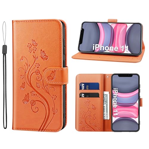 KRAFTCARE Handyhülle für iPhone 11 Mit Kartenfach, Geld Slot, Ständer, Magnetic Closure - Flip Case Leder Schutzhülle Tasche KRAFTCARE Handyhülle für iPhone 11 Mit Kartenfach, Geld Slot, Ständer, Magnetic Closure - Flip Case Leder Schutzhülle Tasche von KRAFTCARE