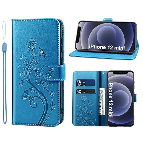 KRAFTCARE Handyhülle für iPhone 12 Mini Hülle, für iPhone 12 Mini Hülle mit Kartenfach Geld Slot Ständer Magnetic Closure, Flip Case Leder Schutzhülle Tasche Handyhülle für iPhone 12 Mini Hülle KRAFTCARE Handyhülle für iPhone 12 Mini Hülle, für iPhone 12 Mini Hülle mit Kartenfach Geld Slot Ständer Magnetic Closure, Flip Case Leder Schutzhülle Tasche Handyhülle für iPhone 12 Mini Hülle von KRAFTCARE