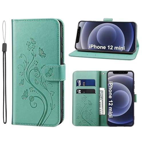 KRAFTCARE Handyhülle für iPhone 12 Mini mit Kartenfach, Geld Slot, Ständer und Magnetic Closure - Flip Case Leder Schutzhülle Tasche KRAFTCARE Handyhülle für iPhone 12 Mini mit Kartenfach, Geld Slot, Ständer und Magnetic Closure - Flip Case Leder Schutzhülle Tasche von KRAFTCARE