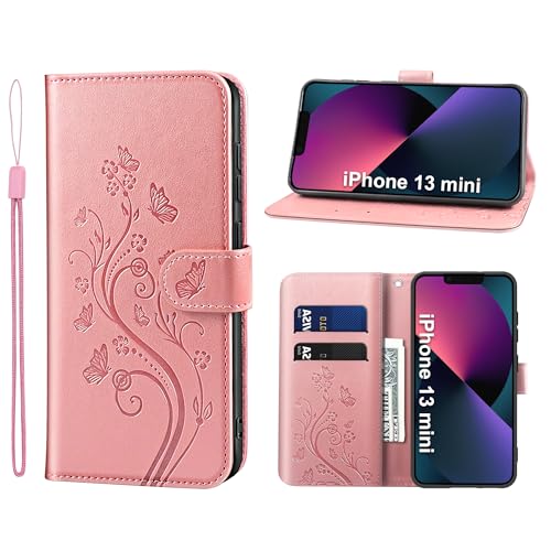 KRAFTCARE Handyhülle für iPhone 13 Mini mit Kartenfach, Geld Slot, Ständer und Magnetic Closure - Flip Case Leder Schutzhülle Tasche KRAFTCARE Handyhülle für iPhone 13 Mini mit Kartenfach, Geld Slot, Ständer und Magnetic Closure - Flip Case Leder Schutzhülle Tasche von KRAFTCARE