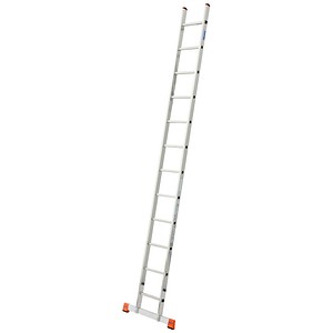 KRAUSE Anlegeleiter MONTO Sibilo alu 12 Sprossen, H: 355,0 cm von KRAUSE