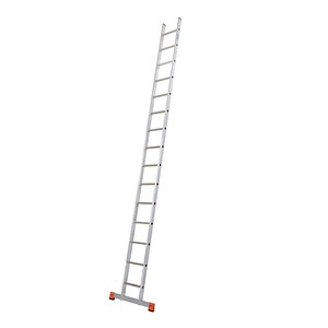 KRAUSE Anlegeleiter MONTO Sibilo alu 15 Sprossen, H: 440,0 cm von KRAUSE