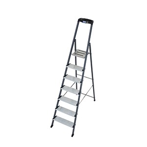 KRAUSE Haushaltsleiter Securo schwarz 7 Stufen, H: 230,0 cm KRAUSE Haushaltsleiter Securo schwarz 7 Stufen, H: 230,0 cm von KRAUSE