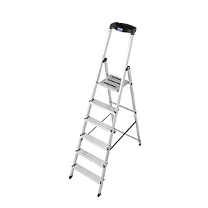 KRAUSE Stehleiter MONTO Safety alu 6 Stufen, H: 210,0 cm von KRAUSE