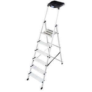 KRAUSE Stehleiter MONTO Secury mit Multi-Grip alu 6 Stufen, H: 210,0 cm KRAUSE Stehleiter MONTO Secury mit Multi-Grip alu 6 Stufen, H: 210,0 cm von KRAUSE