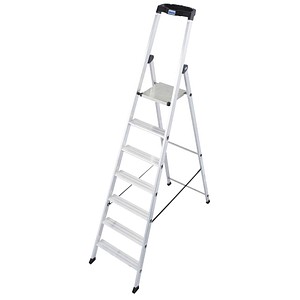 KRAUSE Stehleiter MONTO Solido alu 7 Stufen, H: 230,0 cm von KRAUSE