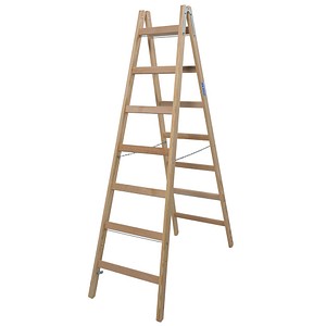 KRAUSE Stehleiter STABILO natur 2x 7 Sprossen, H: 212,0 cm KRAUSE Stehleiter STABILO natur 2x 7 Sprossen, H: 212,0 cm von KRAUSE