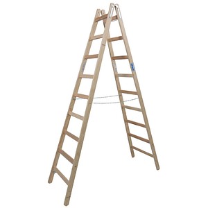 KRAUSE Stehleiter STABILO natur 2x 9 Sprossen, H: 252,0 cm KRAUSE Stehleiter STABILO natur 2x 9 Sprossen, H: 252,0 cm von KRAUSE