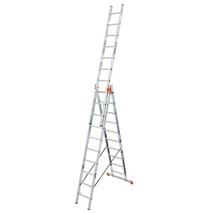 KRAUSE Vielzweckleiter MONTO Tribilo alu 3x 10 Sprossen, H: 297,0 cm von KRAUSE