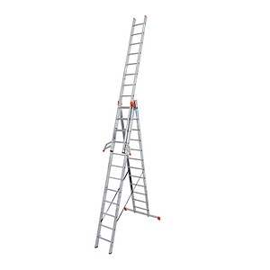 KRAUSE Vielzweckleiter MONTO Tribilo alu 3x 12 Sprossen, H: 356,0 cm KRAUSE Vielzweckleiter MONTO Tribilo alu 3x 12 Sprossen, H: 356,0 cm von KRAUSE