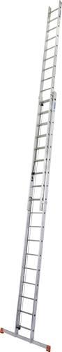 Krause 129871 Aluminium Seilzugleiter inkl. Traverse Arbeitshöhe (max.): 9.80m Aluminium DIN EN 131 von KRAUSE