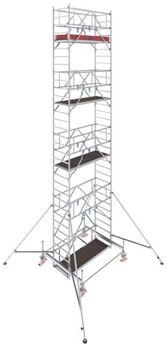 Krause 773067 FahrGerüst Aluminium Rollgerüst fahrbar Arbeitshöhe (max.): 9.50m Silber 263kg von KRAUSE