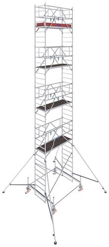 Krause 773074 FahrGerüst Aluminium Rollgerüst fahrbar Arbeitshöhe (max.): 10.50m Silber 270.5kg von KRAUSE
