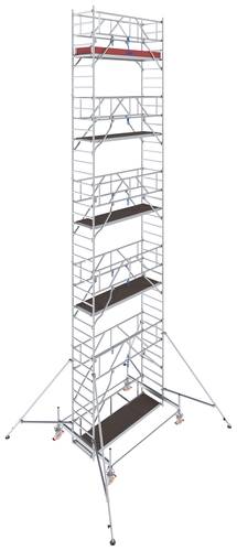 Krause 774088 FahrGerüst Aluminium Rollgerüst fahrbar Arbeitshöhe (max.): 11.50m Silber 334.5kg von KRAUSE