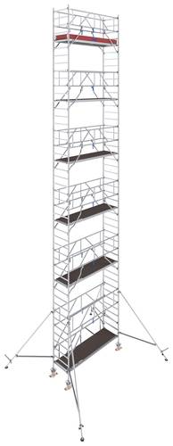 Krause 777102 FahrGerüst Aluminium Rollgerüst fahrbar Arbeitshöhe (max.): 13.30m Silber 356kg von KRAUSE