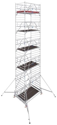 Krause 784087 FahrGerüst Aluminium Rollgerüst fahrbar Arbeitshöhe (max.): 11.50m Silber 471kg von KRAUSE