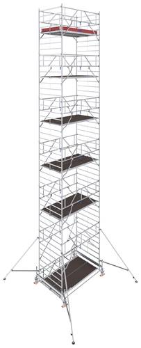 Krause 784100 FahrGerüst Aluminium Rollgerüst fahrbar Arbeitshöhe (max.): 13.50m Silber 543.5kg von KRAUSE