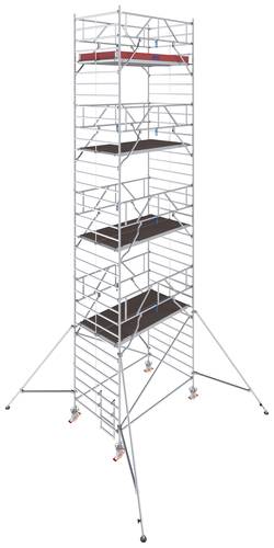 Krause 787064 FahrGerüst Aluminium Rollgerüst fahrbar Arbeitshöhe (max.): 9.30m Silber 364kg von KRAUSE