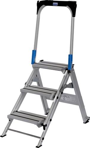 Krause 810304 Aluminium Treppe klappbar Arbeitshöhe (max.): 2.65m Silber 9kg von KRAUSE