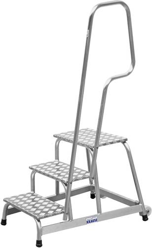 Krause STABILO Professional 805089 Aluminium Montagetritt fahrbar Arbeitshöhe (max.): 2.60m Silber von KRAUSE